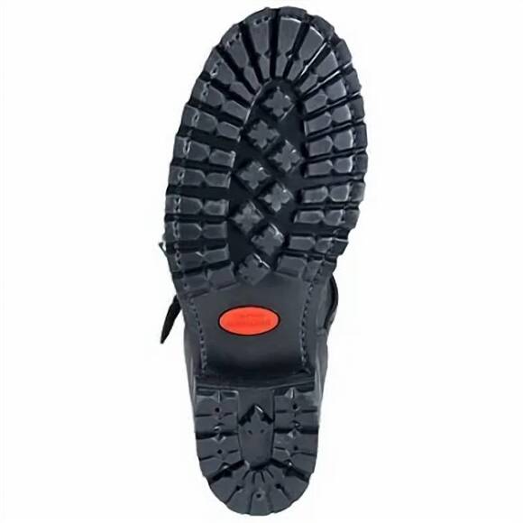NEW CAROLINA men\'s conductor steel toe pull on engineer boot in black